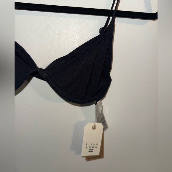 Billabong black size medium bikini top NWT - Picture 2 of 5